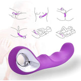 USB-aufladbarer G-Punkt-Vibrator in Rosa