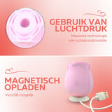 Erodit Silicone Air Pressure Vibrator USB rechargeable