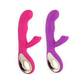 USB-wiederaufladbarer G-Punkt-Klitoris-Vibrator Lila