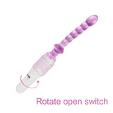 Erodit Flirting Anale Kralen Dildo Vibrator, inclusief batterijen