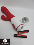 Erodit Tarzan dildo vibrator Rood inclusief batterijen