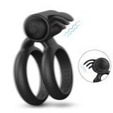 Erodit Silicone clitoris stimulating vibration cock ring