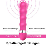 Multi Speed G spot Prostaat  Dildo Bullet Vibrator Roze,  inclusief batterijen
